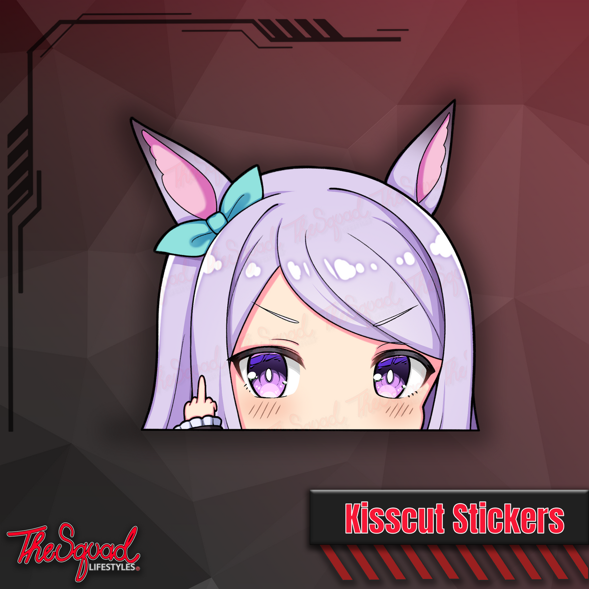 Uma Pocket Waifus V5 Peeker Stickers