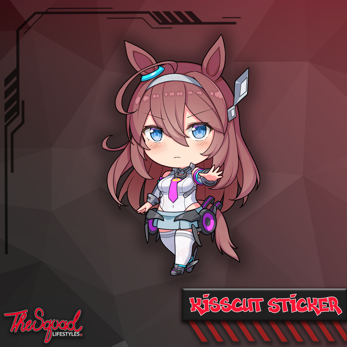 Uma Pocket Waifus V4 Full Bodies Stickers