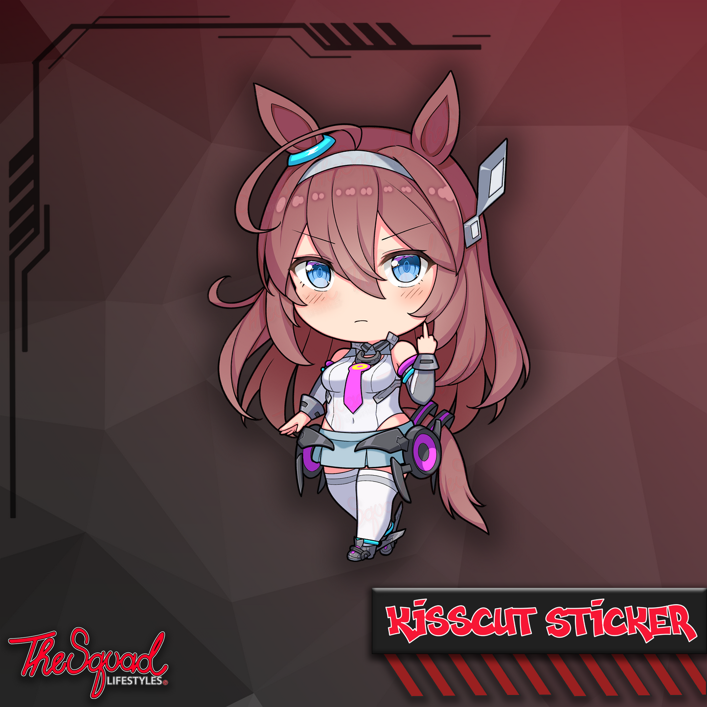 Uma Pocket Waifus V4 Full Bodies Stickers