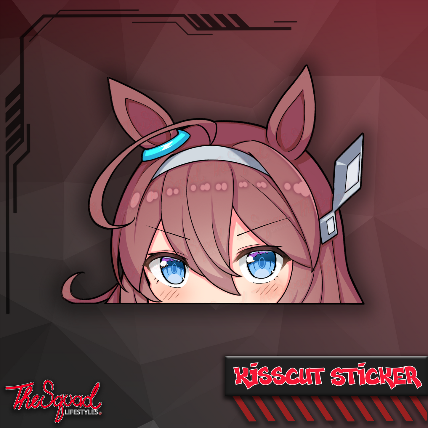 Uma Pocket Waifus V4 Peeker Stickers