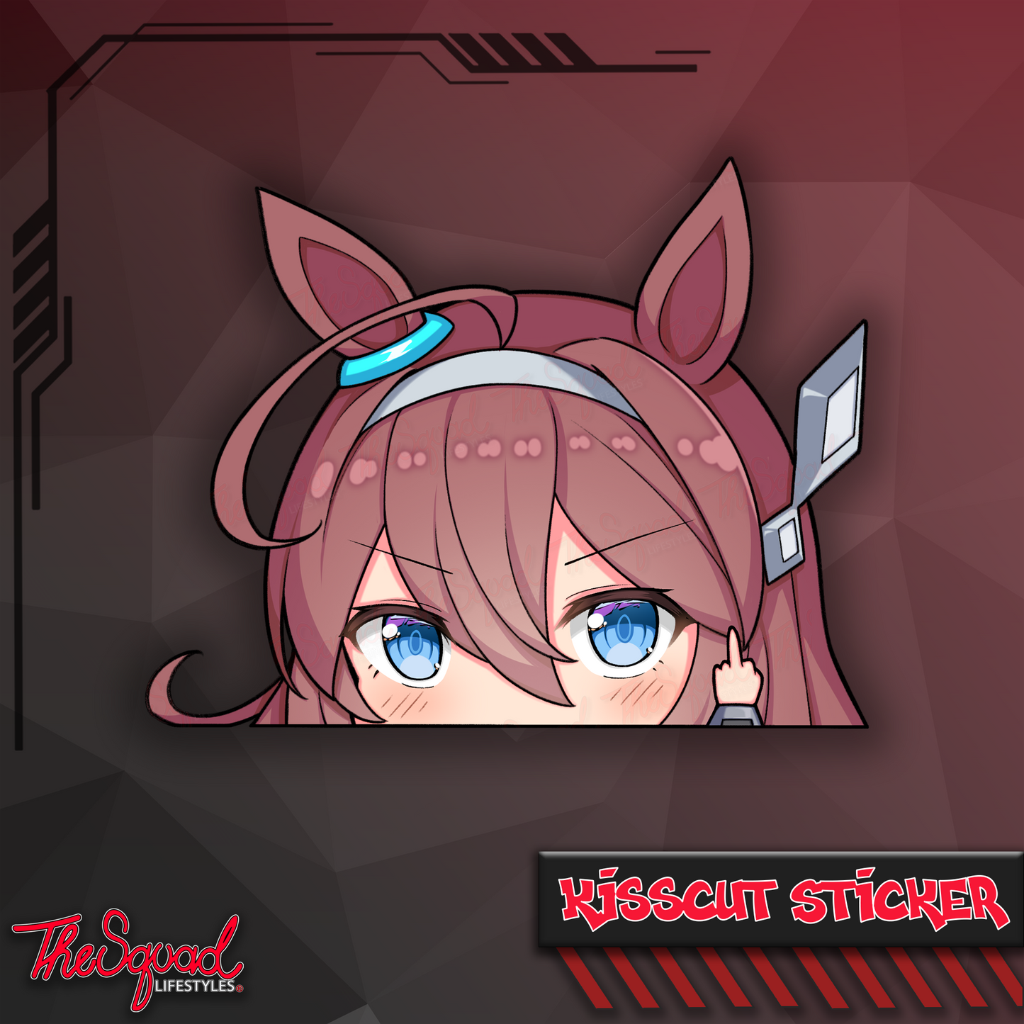 Uma Pocket Waifus V4 Peeker Stickers