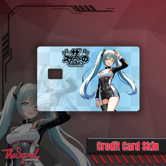 Miku Race Queen Credit Card Skin