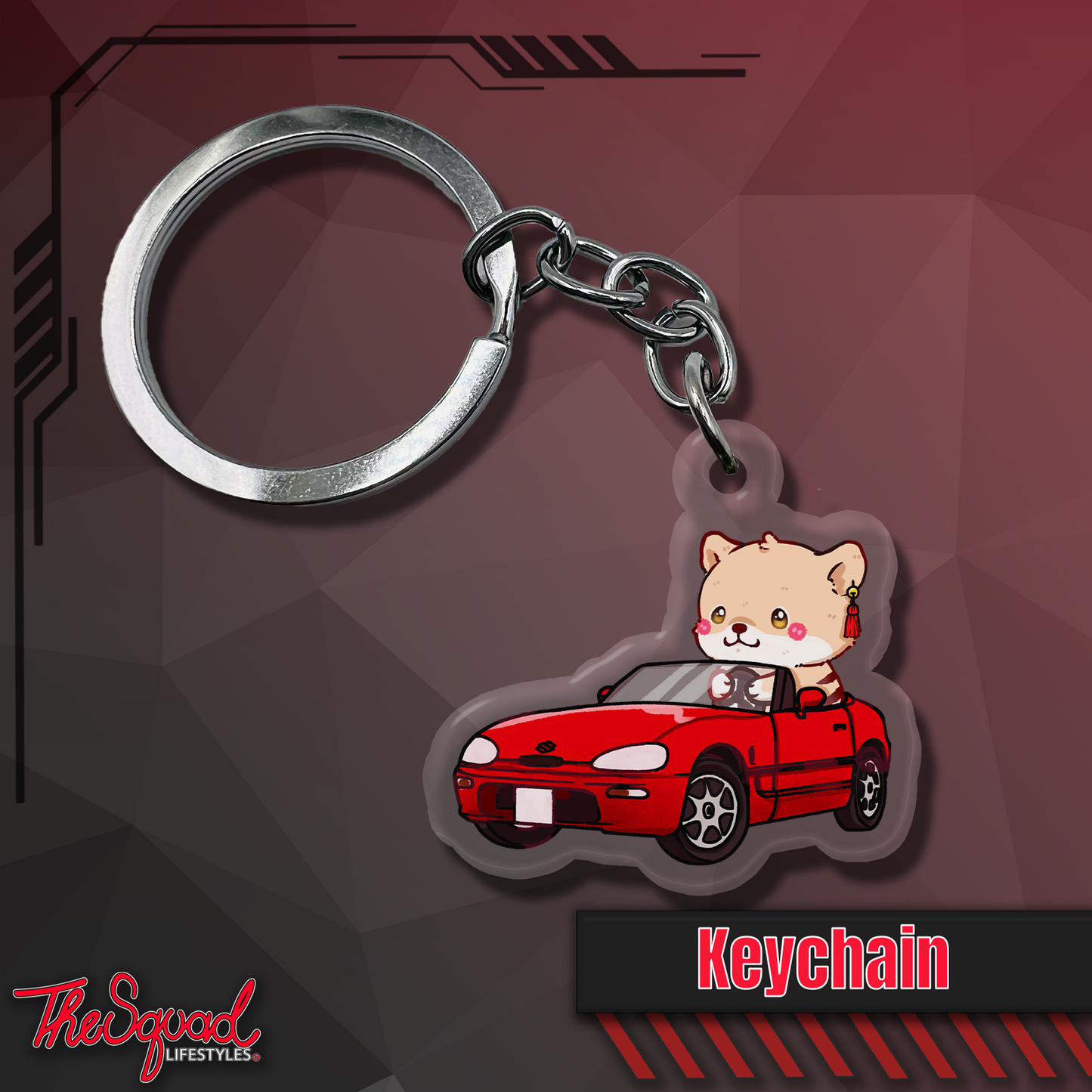 Mitsu Cappuccino Keychain