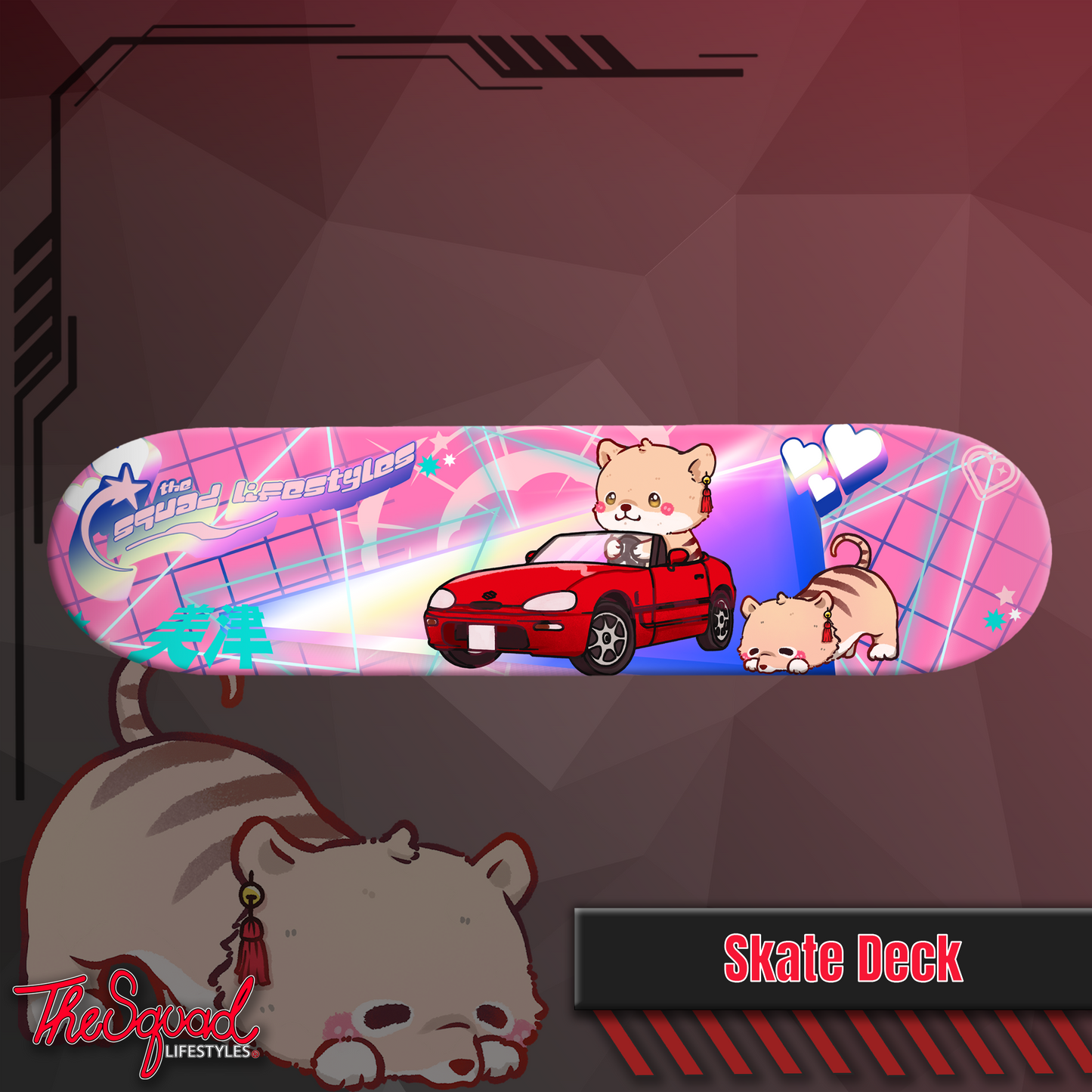 Mascot Kei Car (+Miata) Skatedeck Bundle