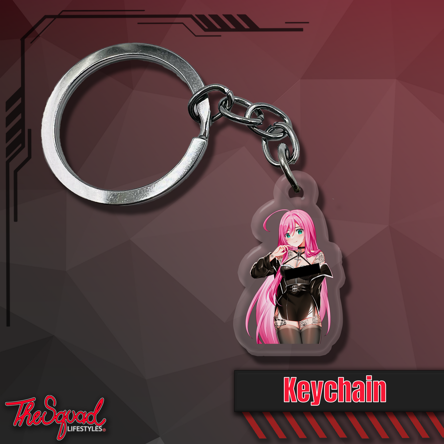 Goth Moka Keychain