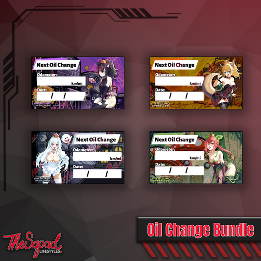 Nintendettes Oil Change Sticker Bundle