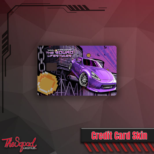 Purple 370z Credit Card Skin