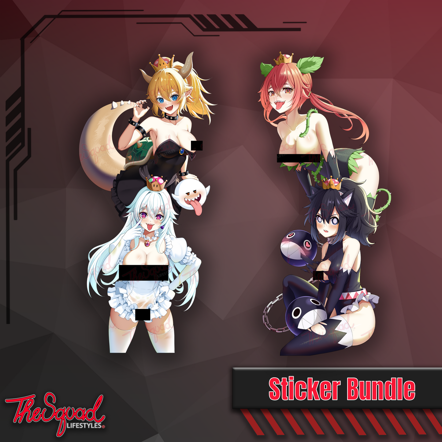 Nintendettes Grand Prix Sticker Bundle
