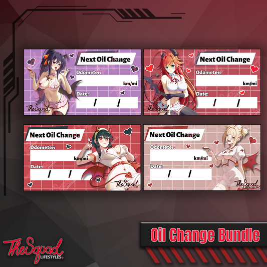 Nurse Succubus Oil Change Sticker Bundle