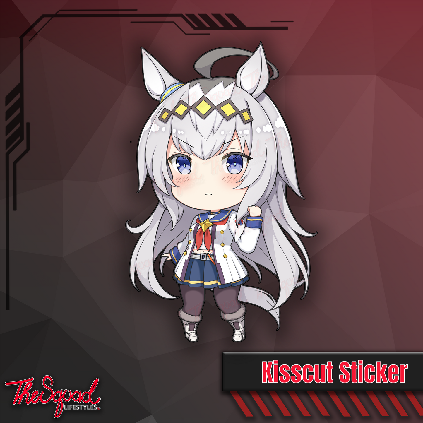 Uma Pocket Waifus Full Bodies Stickers