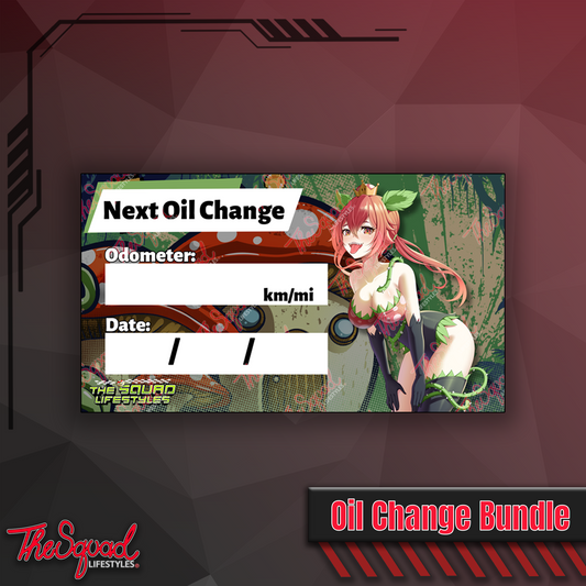 Plantette Oil Change Sticker