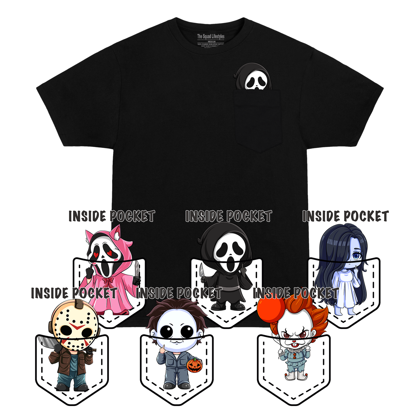 Serial Chibis Pocket Chibi Shirts