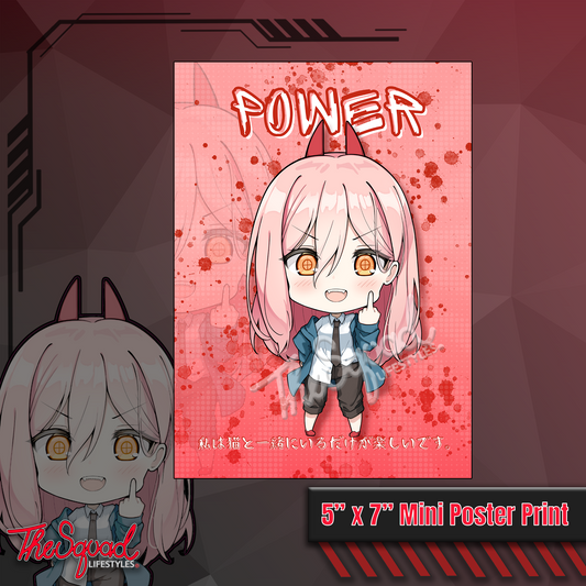 Pocket Waifu Power Chibi Print