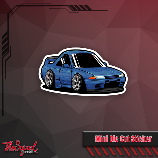 R32 Tooned Mini Sticker