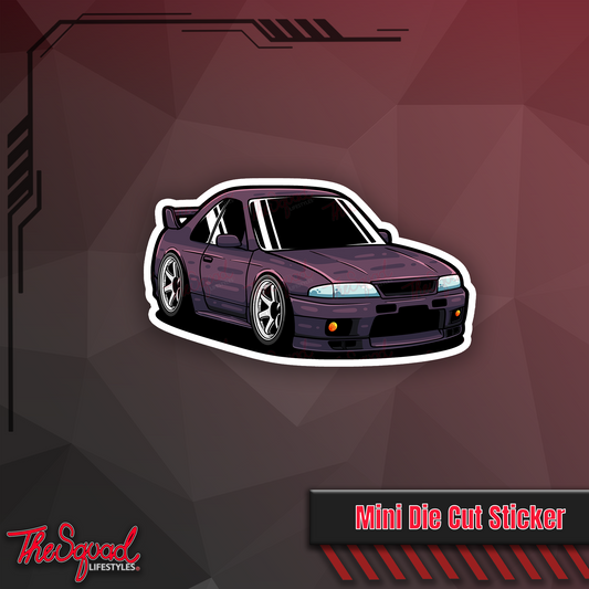 R33 Tooned Mini Sticker