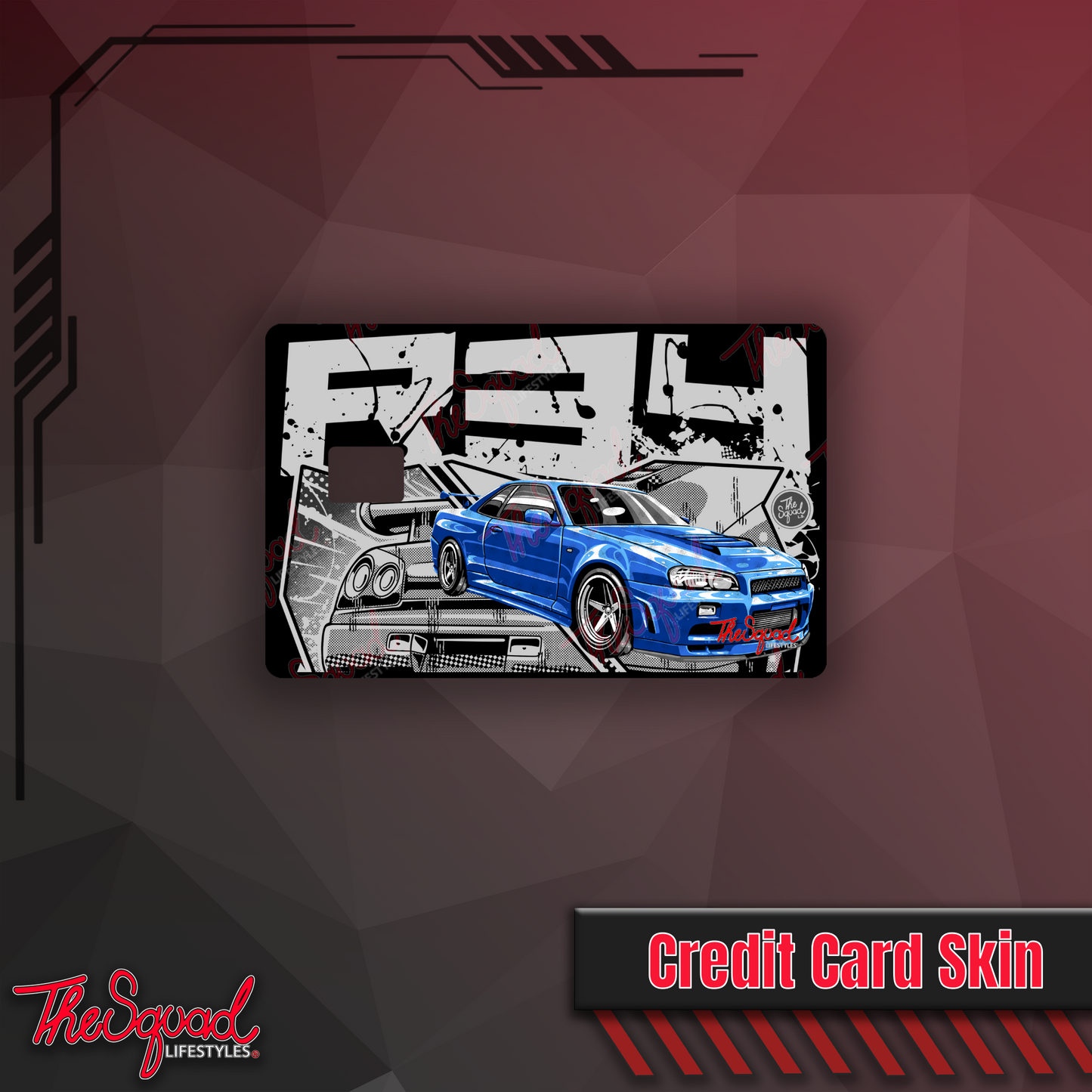 R34 Credit Card Skin