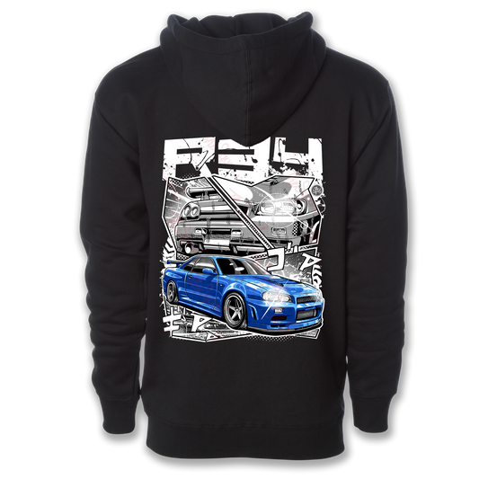 R34 Manga Hoodie