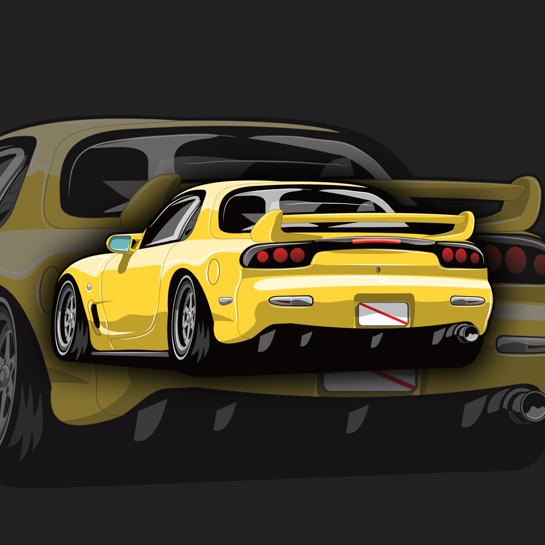 RX7 FD Sticker – TheSquadLLC