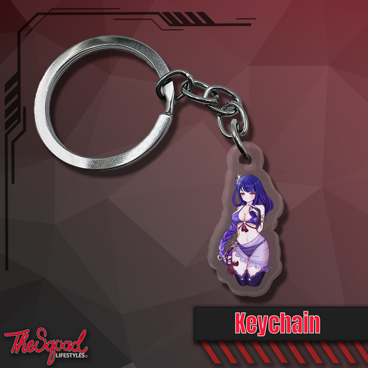 Raiden Shogun Keychain