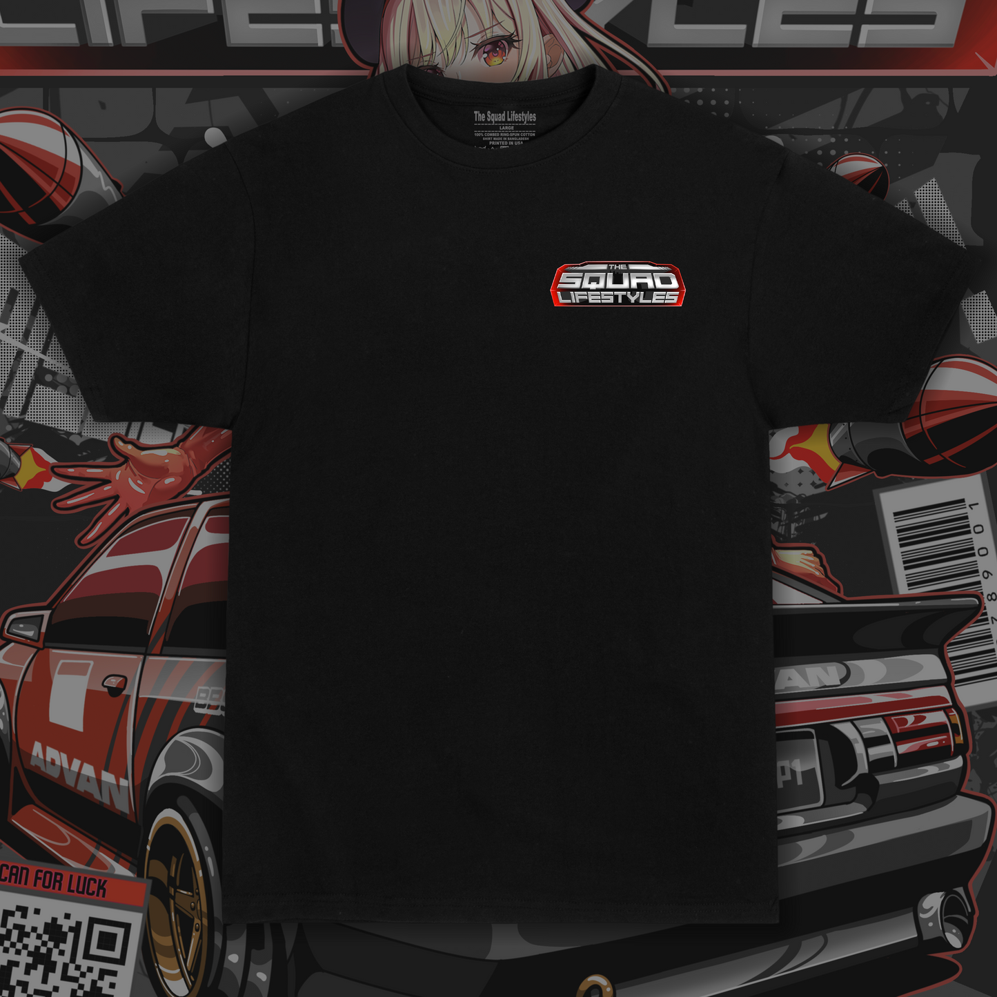 Race Queen Rapi x AE86 T-Shirt