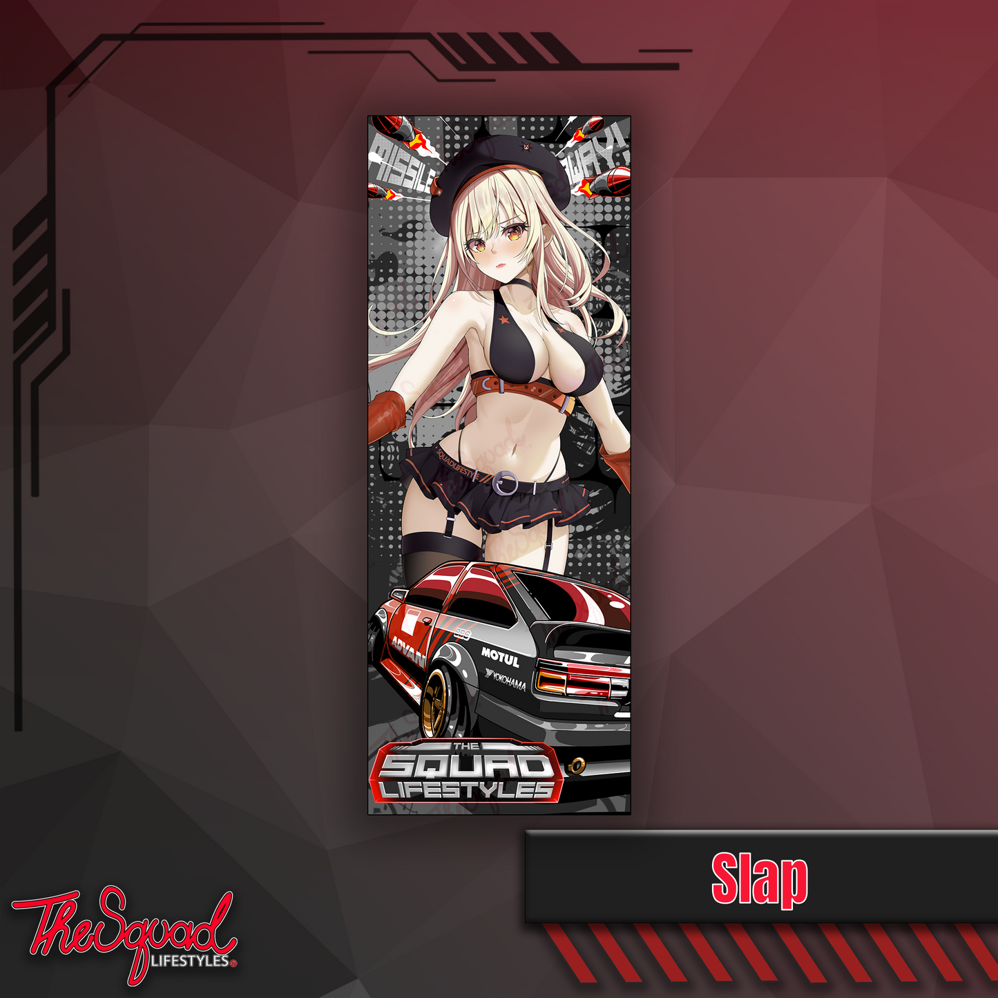 Race Queen Rapi x AE86 Slap