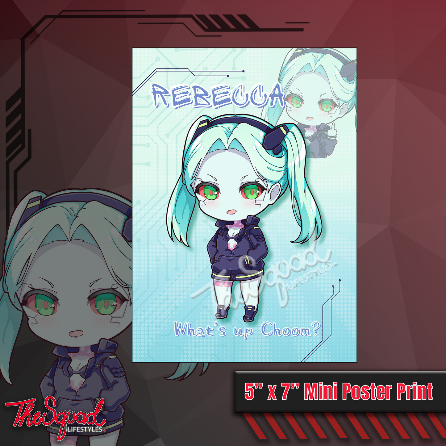 Pocket Waifu Rebecca Chibi Print