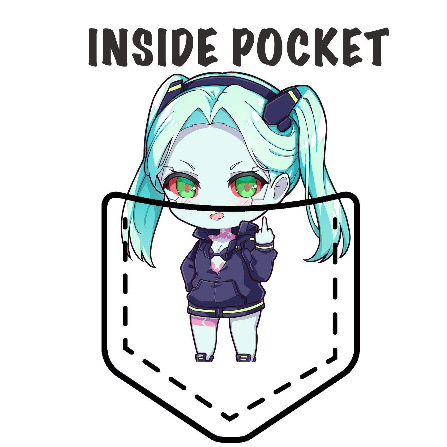 Rebecca Pocket Waifu Shirt