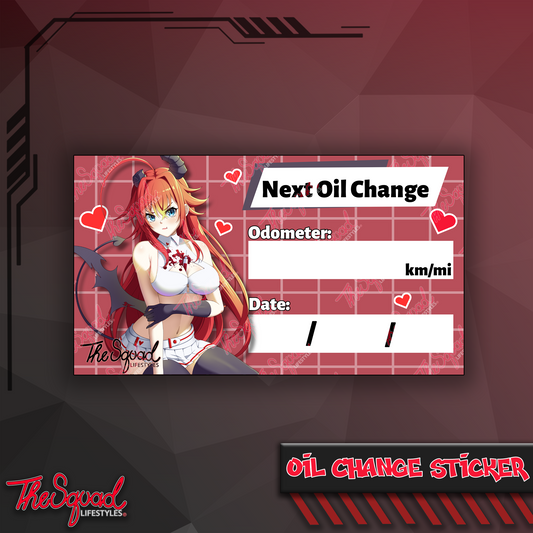 NurseRias Oil Change Sticker