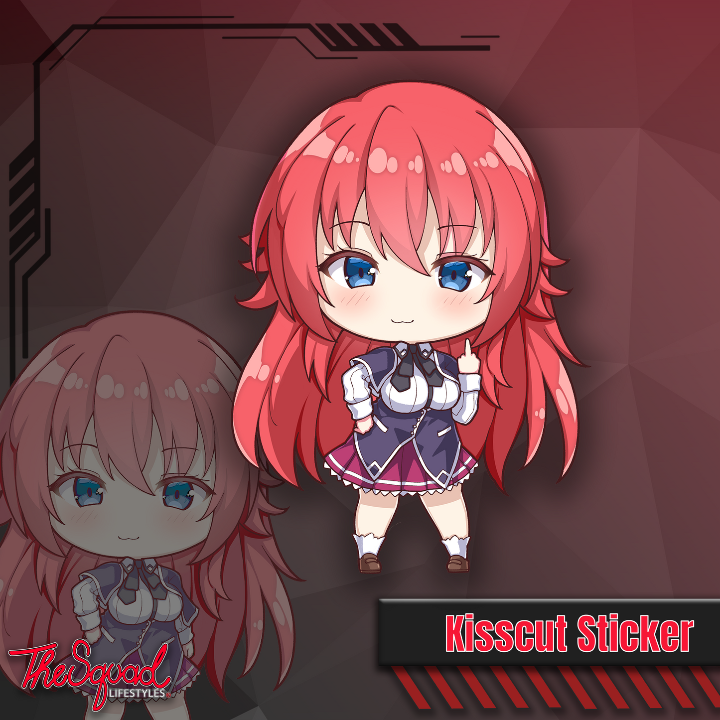 Rias Pocket Waifu Sticker