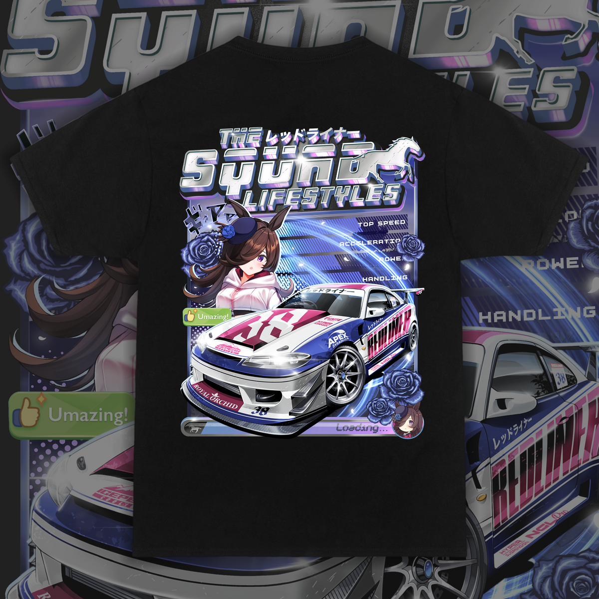 RiceShower Race Uma T-Shirt