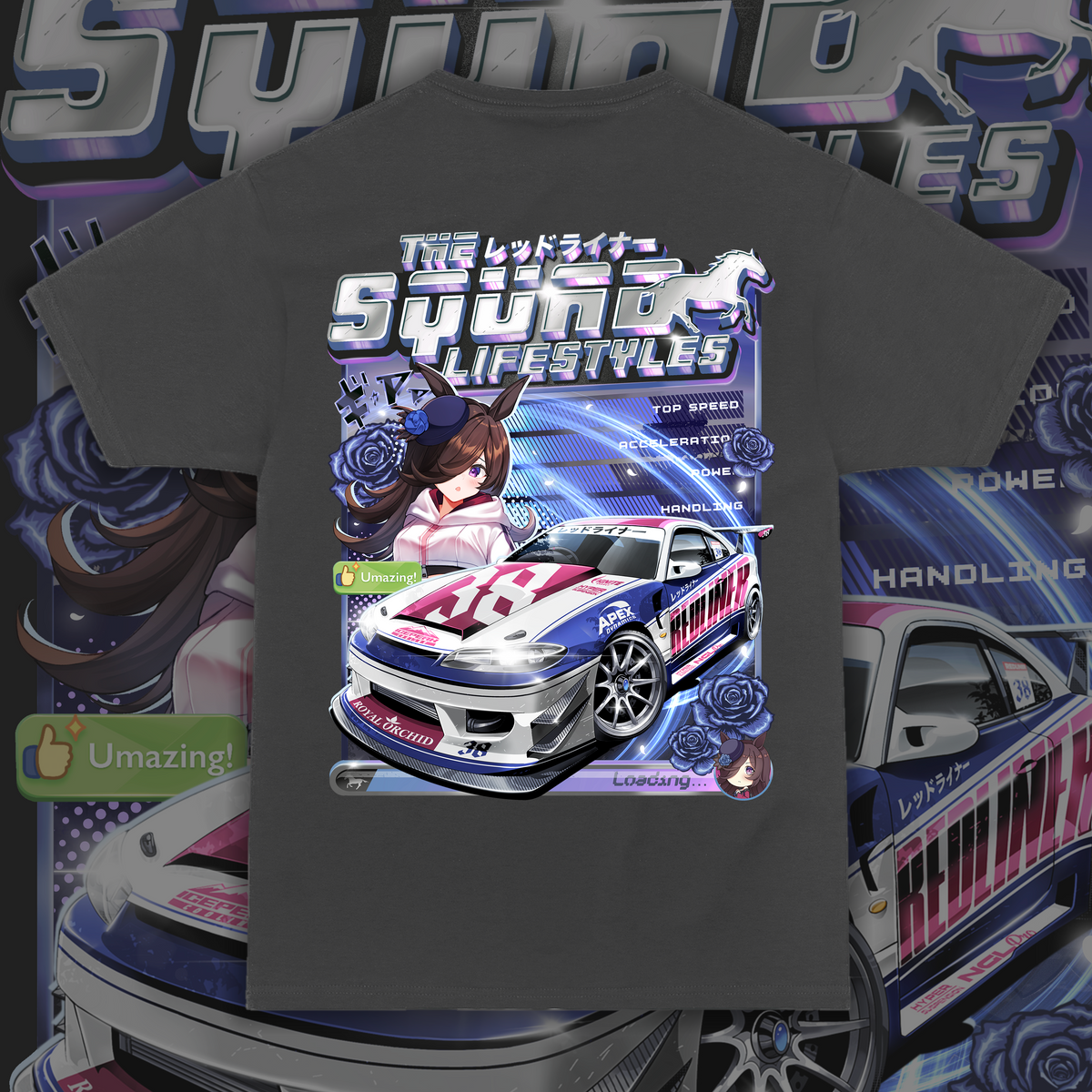 RiceShower Race Uma T-Shirt