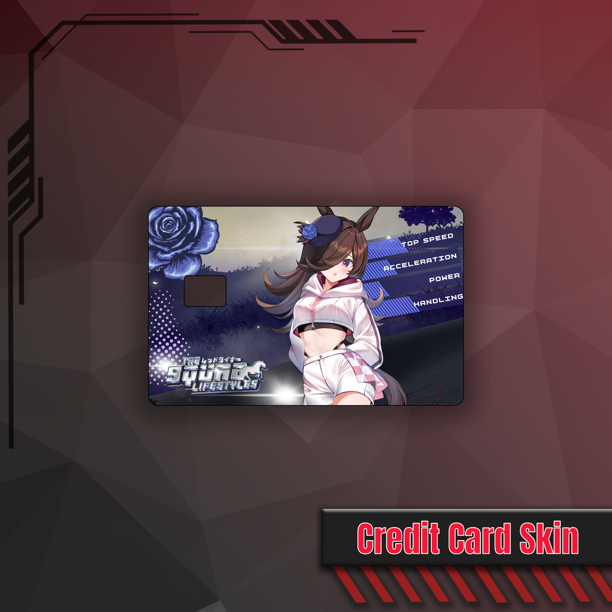 Rice Shower Racer Uma Credit Card Skin