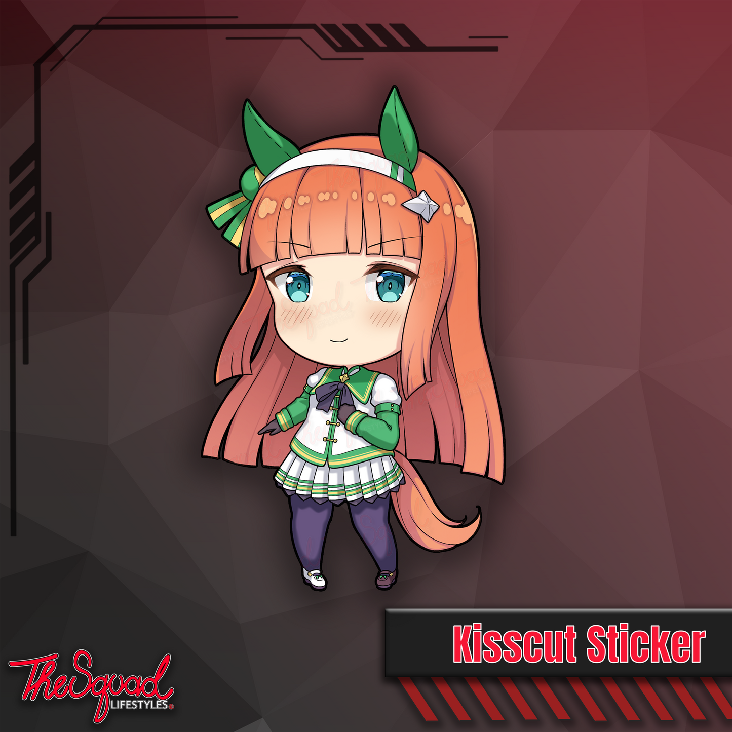 Uma Pocket Waifus V2 Full Bodies Stickers