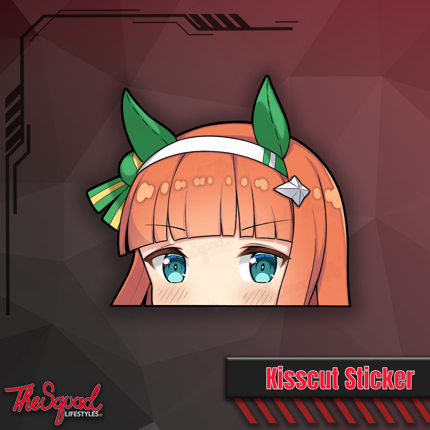 Uma Pocket Waifus V2 Peeker Stickers
