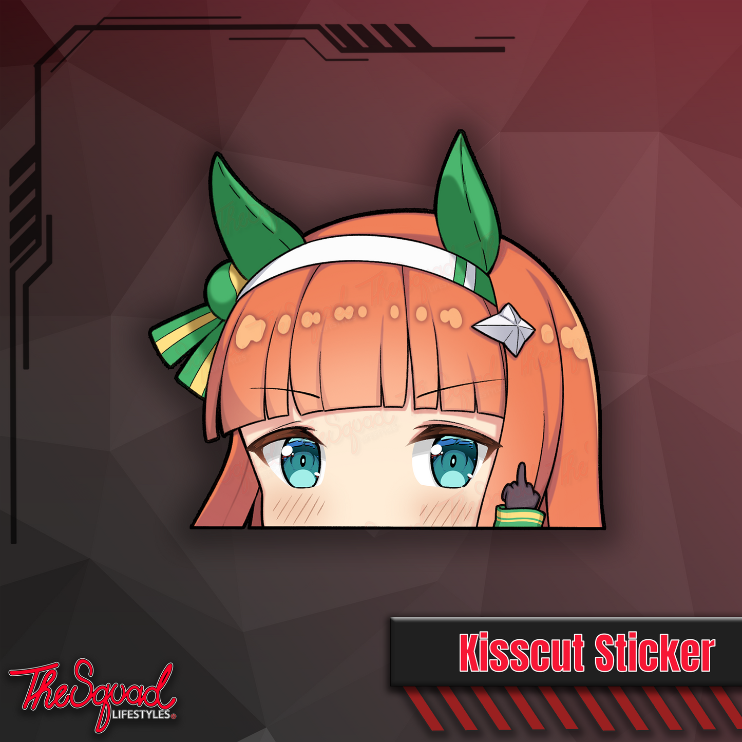 Uma Pocket Waifus V2 Peeker Stickers