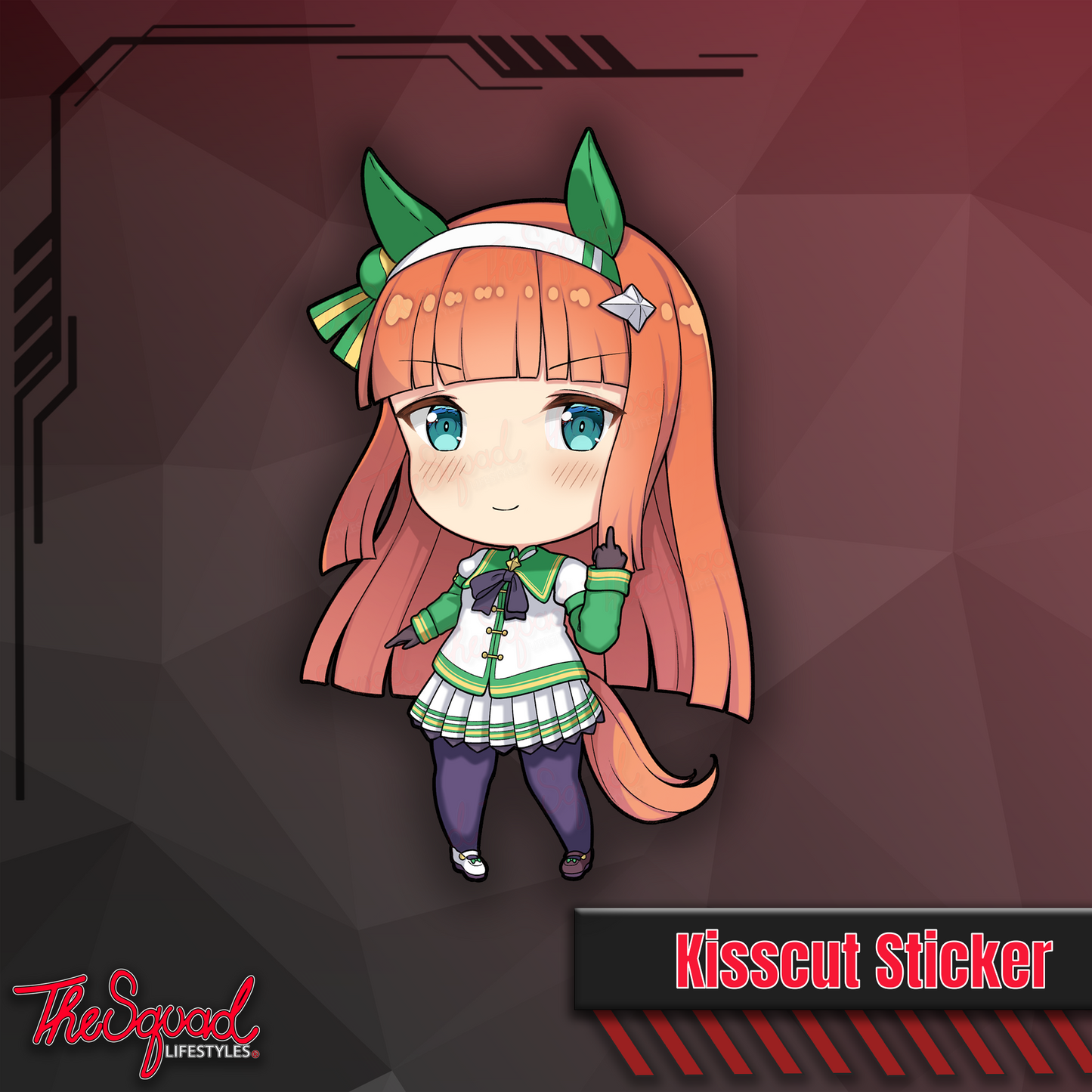 Uma Pocket Waifus V2 Full Bodies Stickers