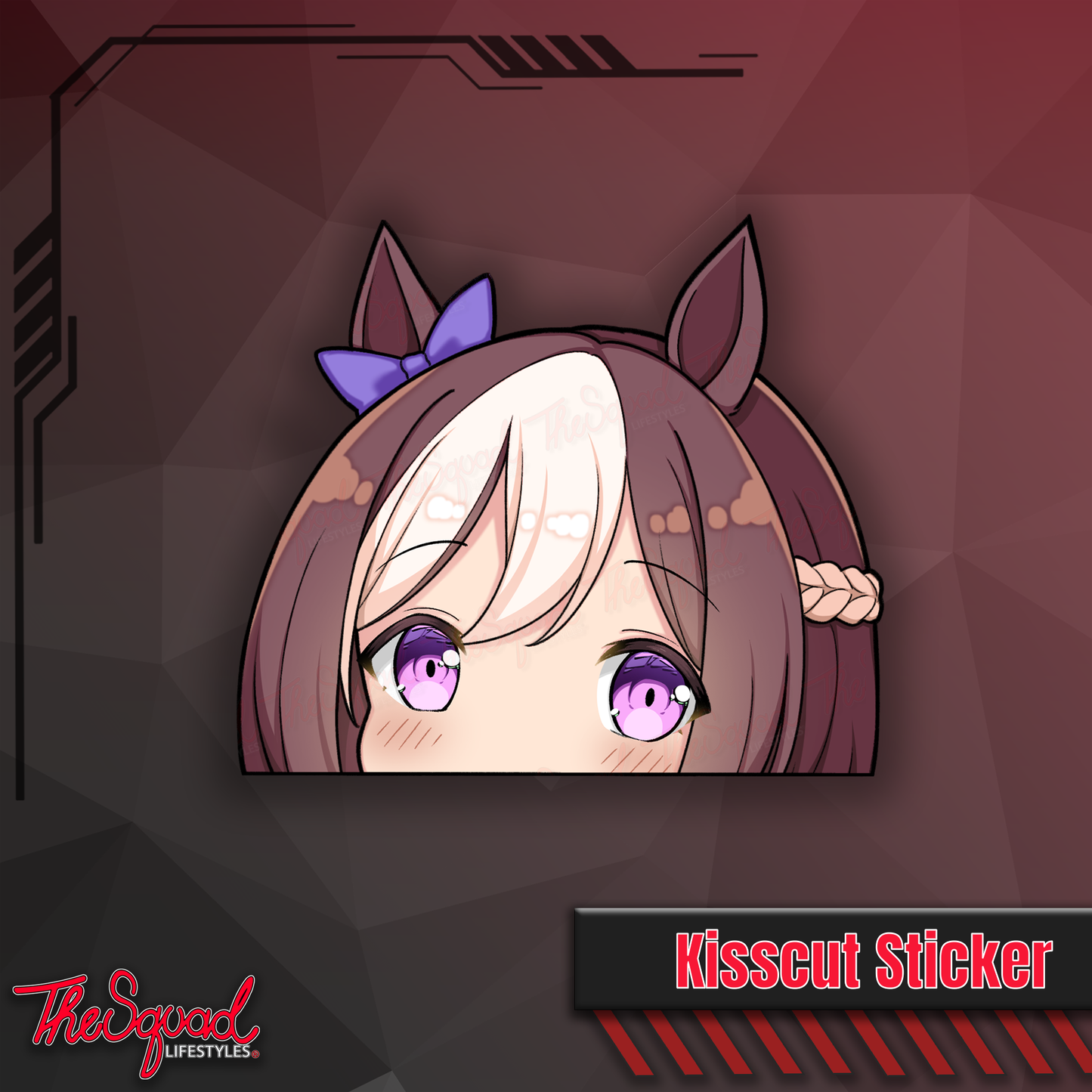 Uma Pocket Waifus V3 Peeker Stickers