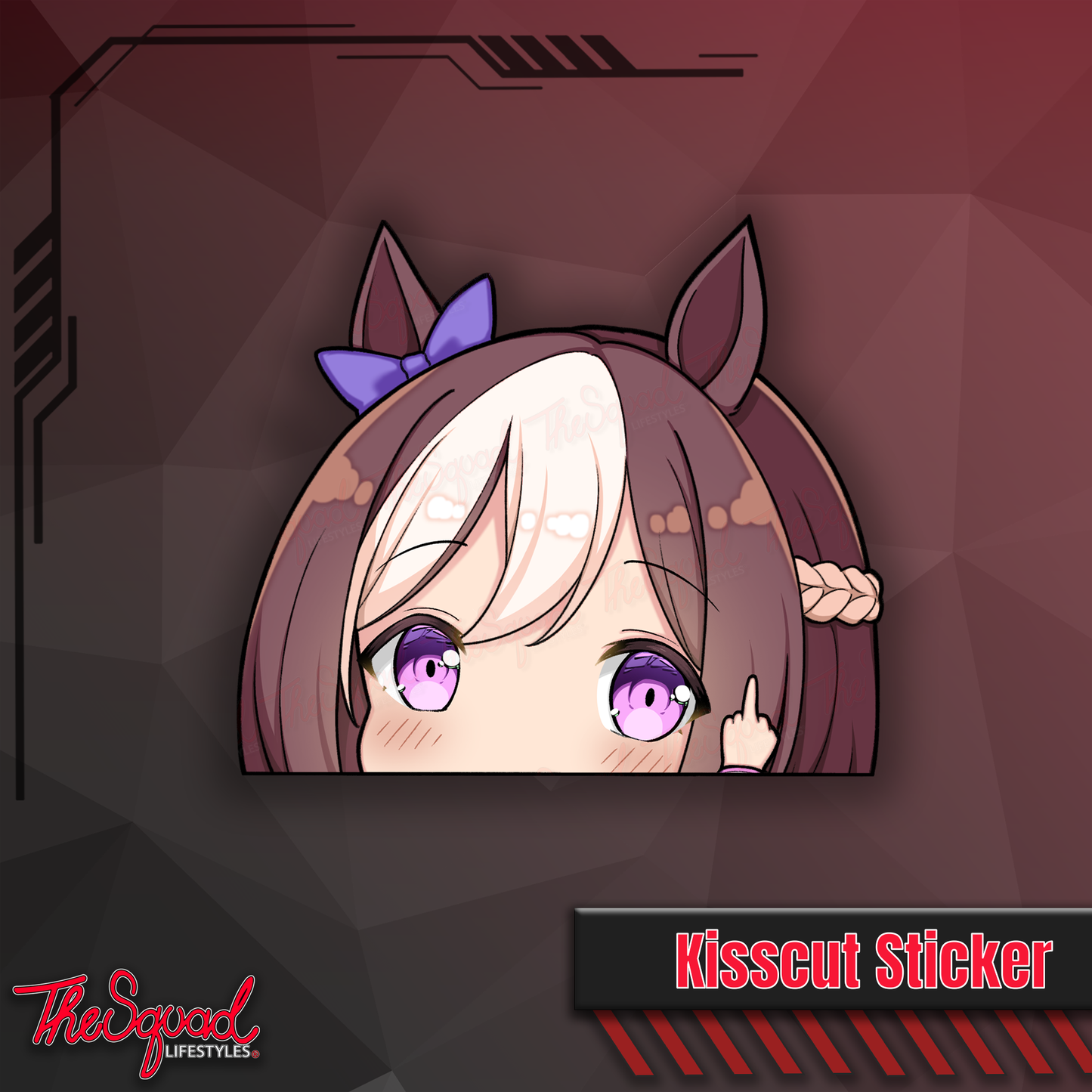 Uma Pocket Waifus V3 Peeker Stickers
