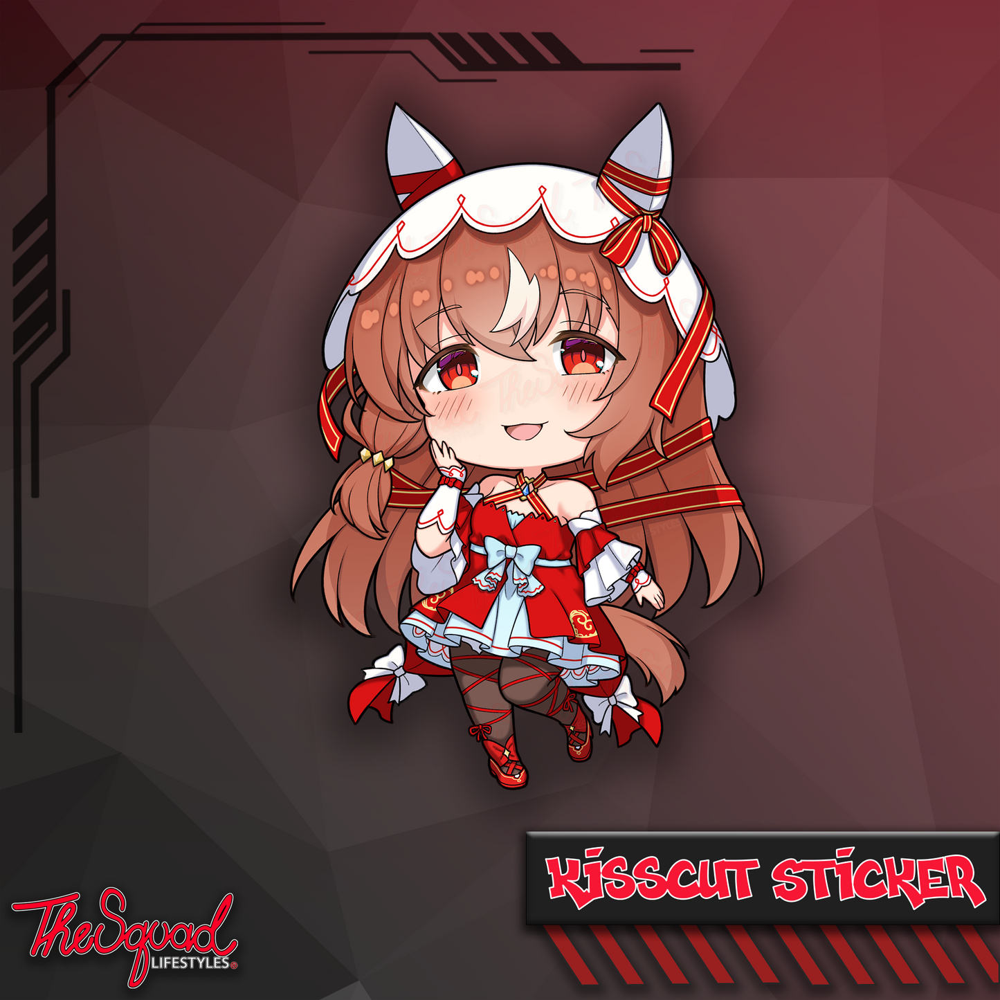 Uma Pocket Waifus V4 Full Bodies Stickers