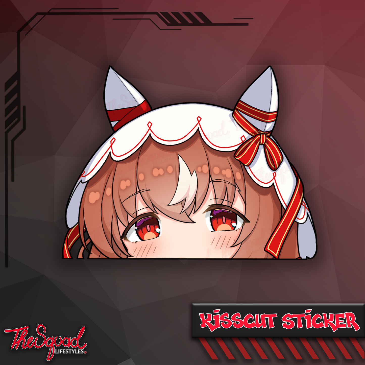 Uma Pocket Waifus V4 Peeker Stickers