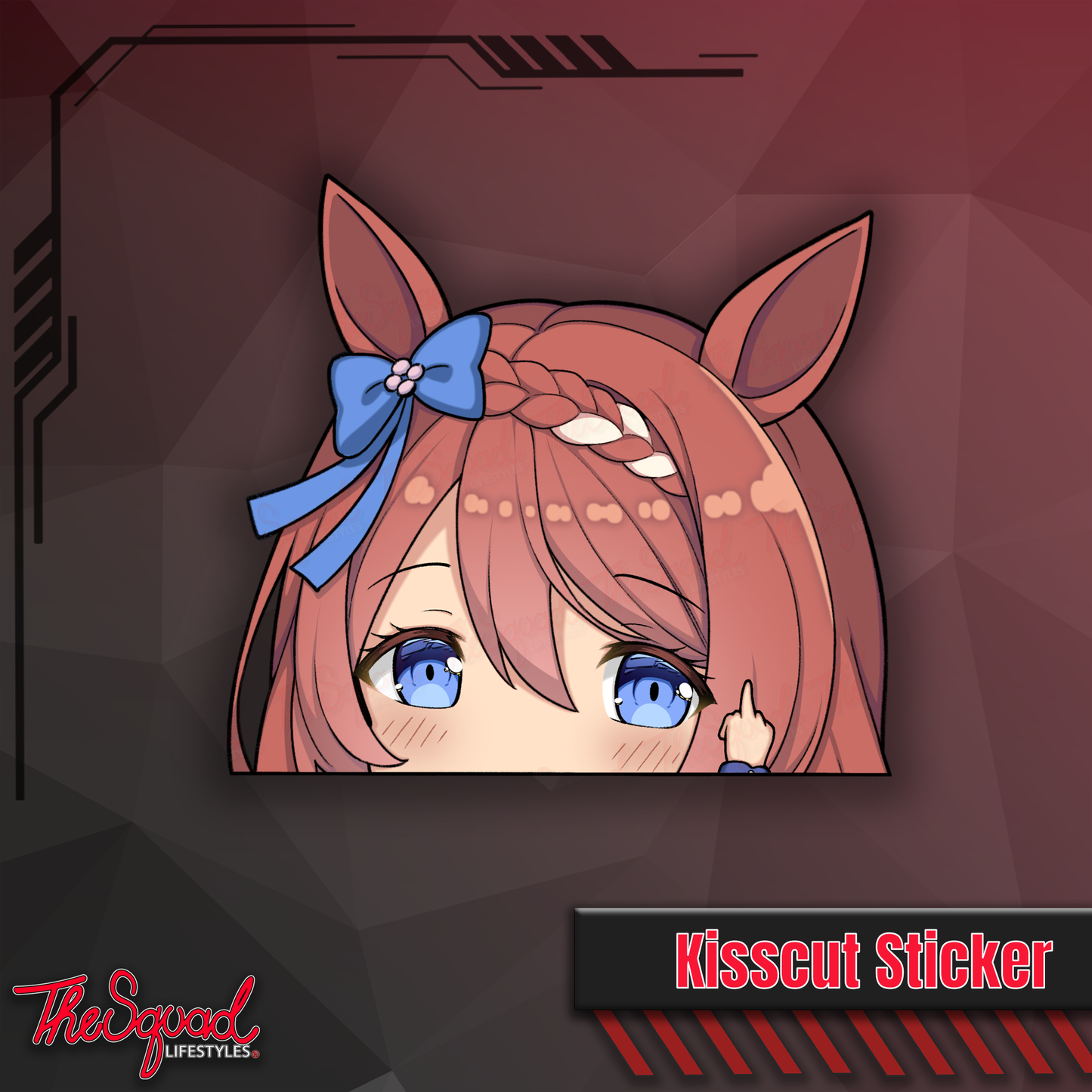 Uma Pocket Waifus V3 Peeker Stickers