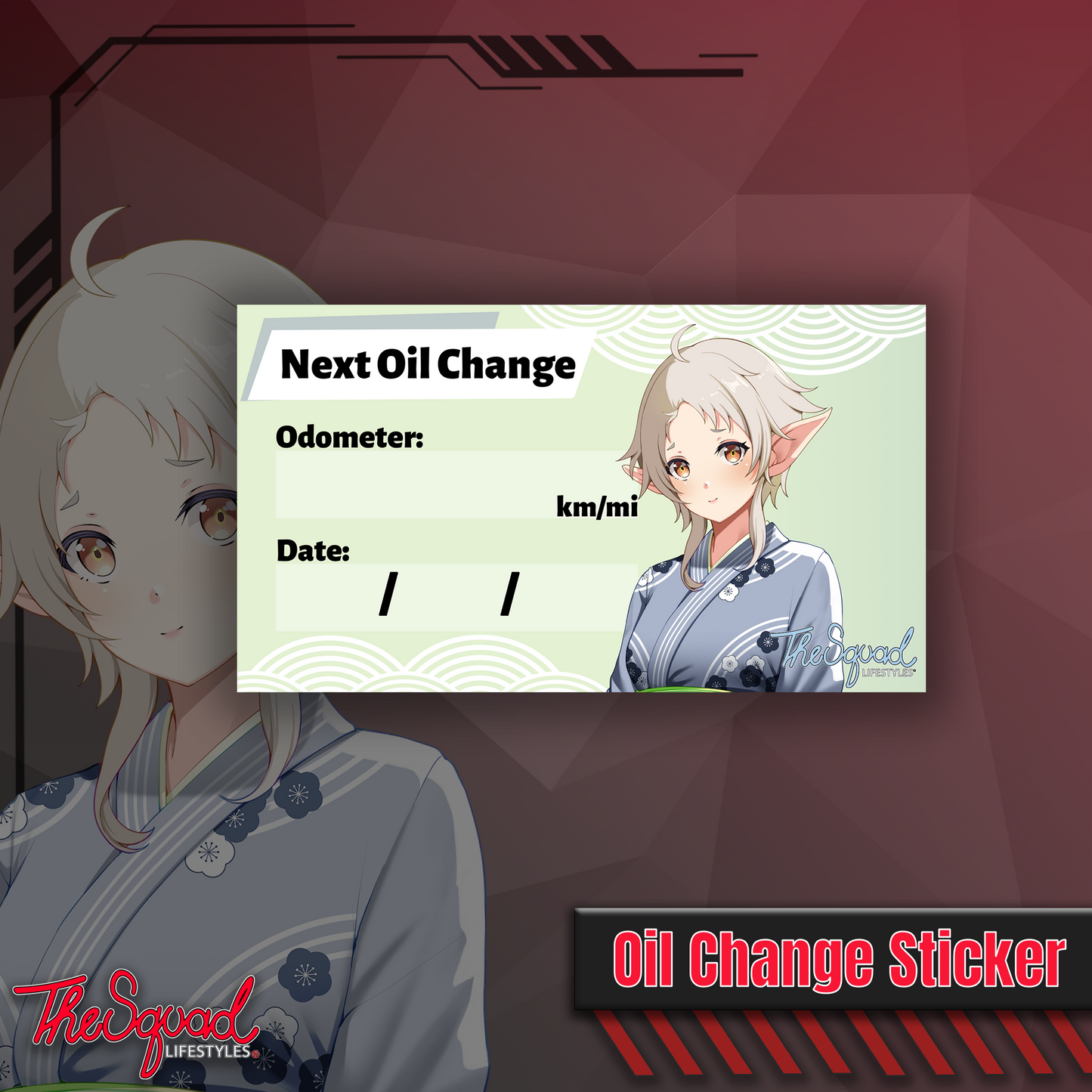 Sylphiette Festival Oil Change Sticker
