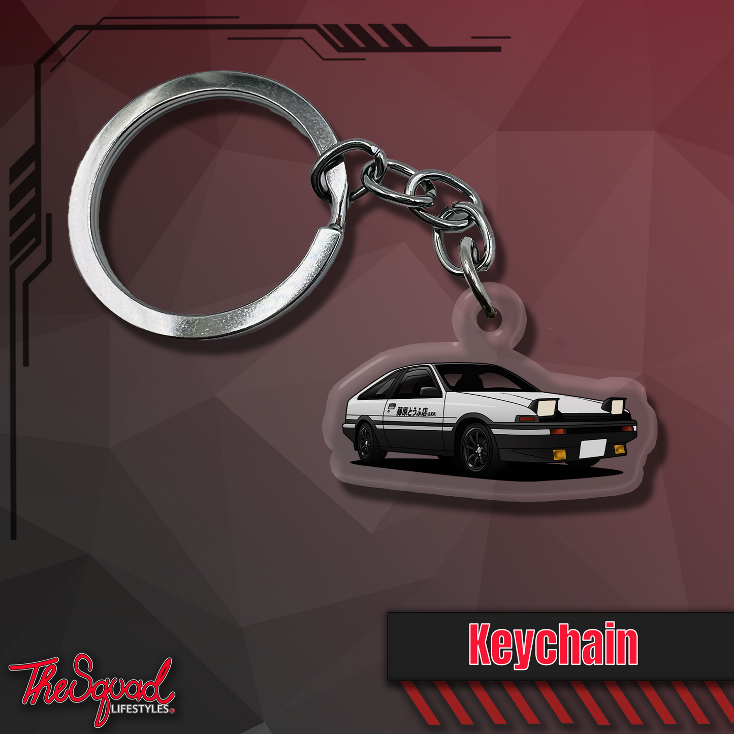 Takumi AE86 Keychain