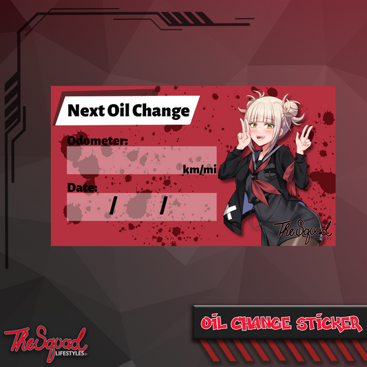 Toga Goth Oil Change Sticker