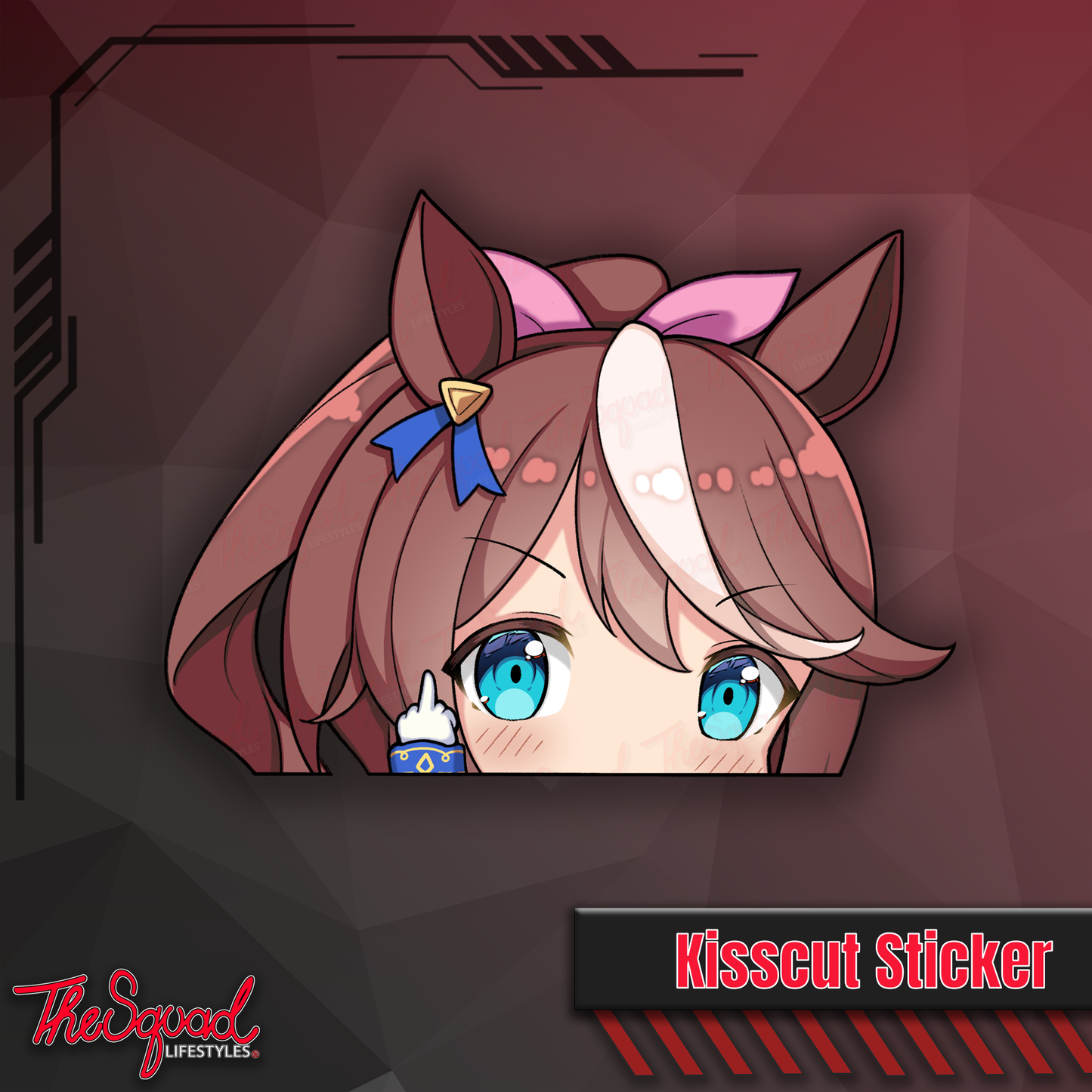 Uma Pocket Waifus V3 Peeker Stickers