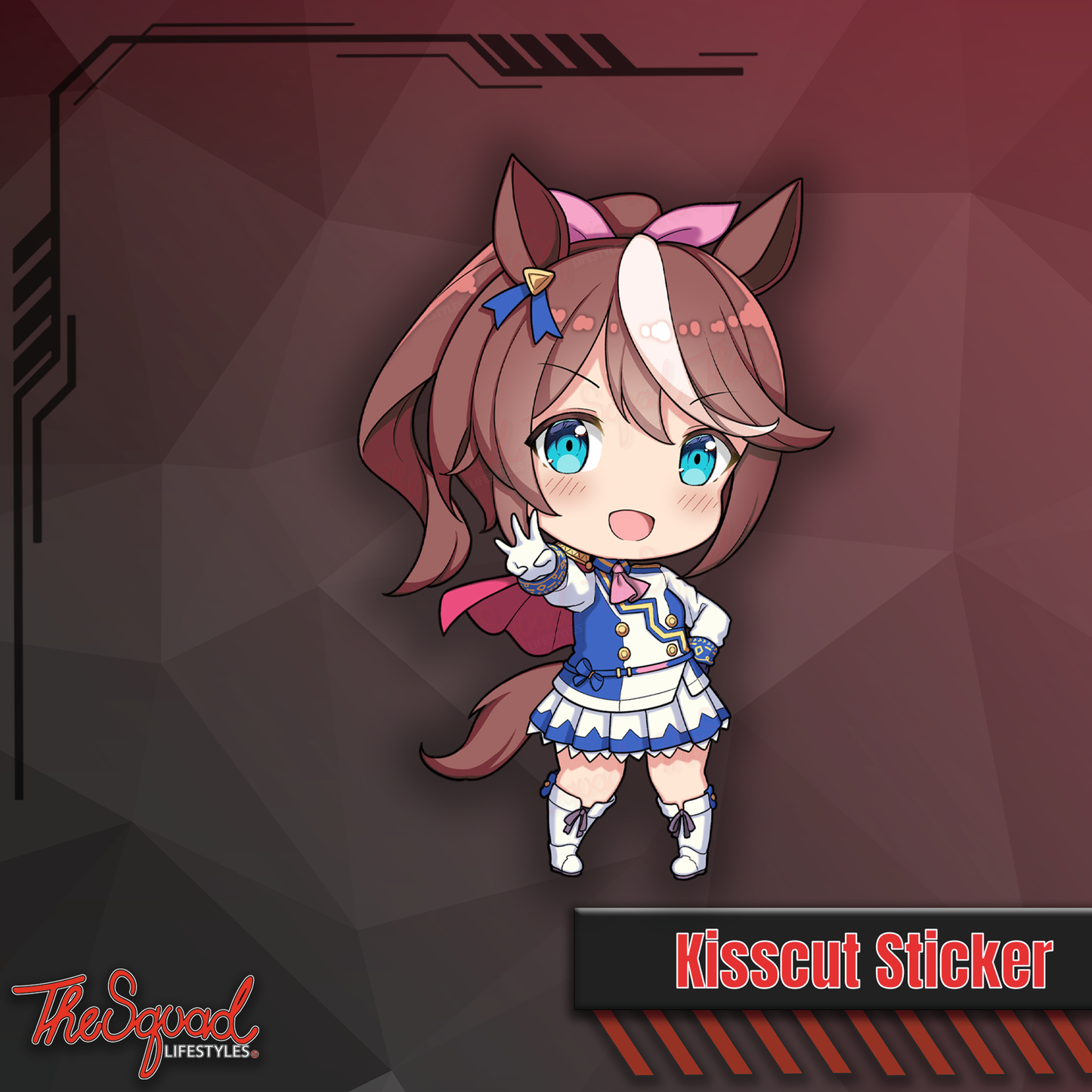 Uma Pocket Waifus V3 Full Bodies Stickers