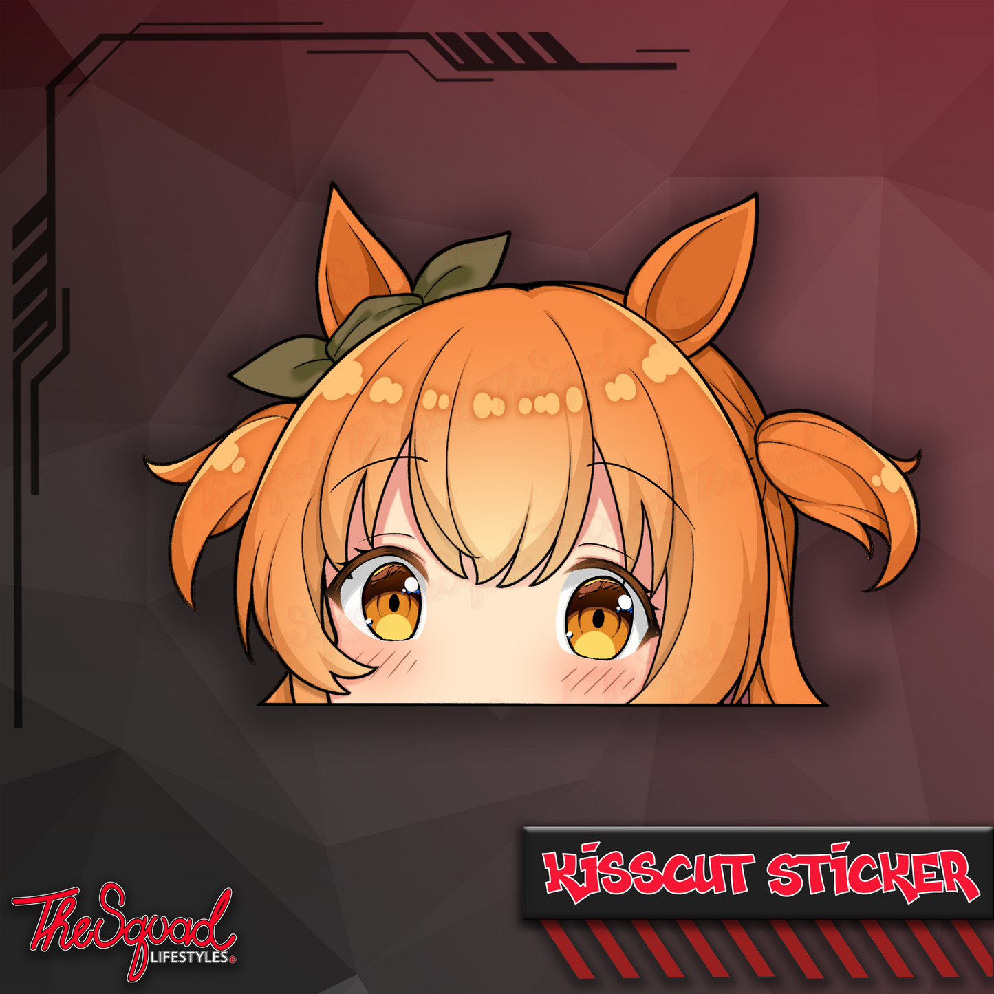 Uma Pocket Waifus V4 Peeker Stickers