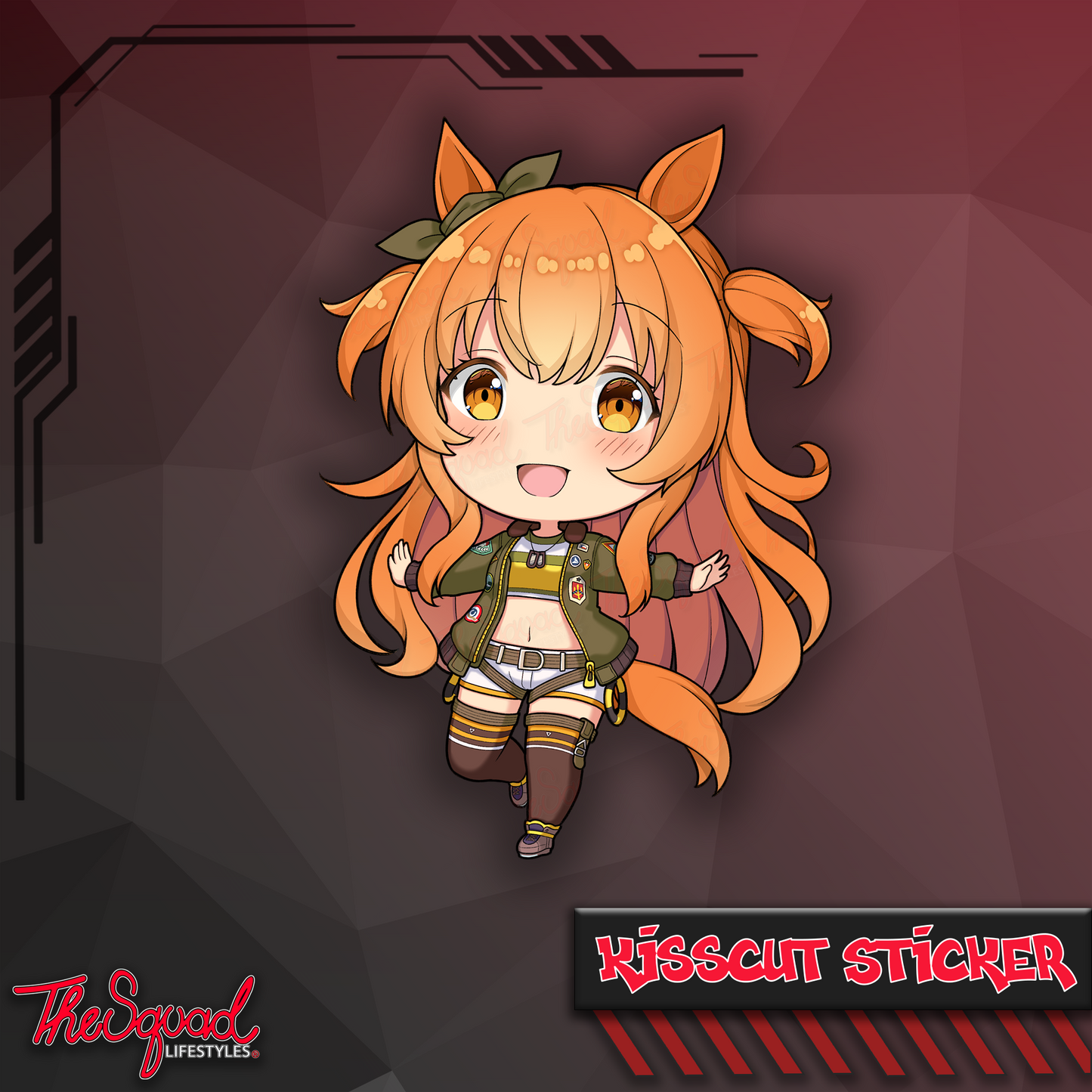 Uma Pocket Waifus V4 Full Bodies Stickers