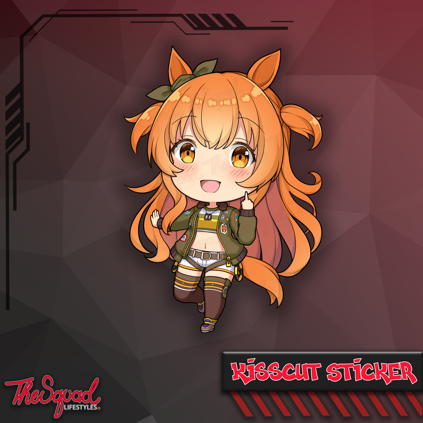 Uma Pocket Waifus V4 Full Bodies Stickers