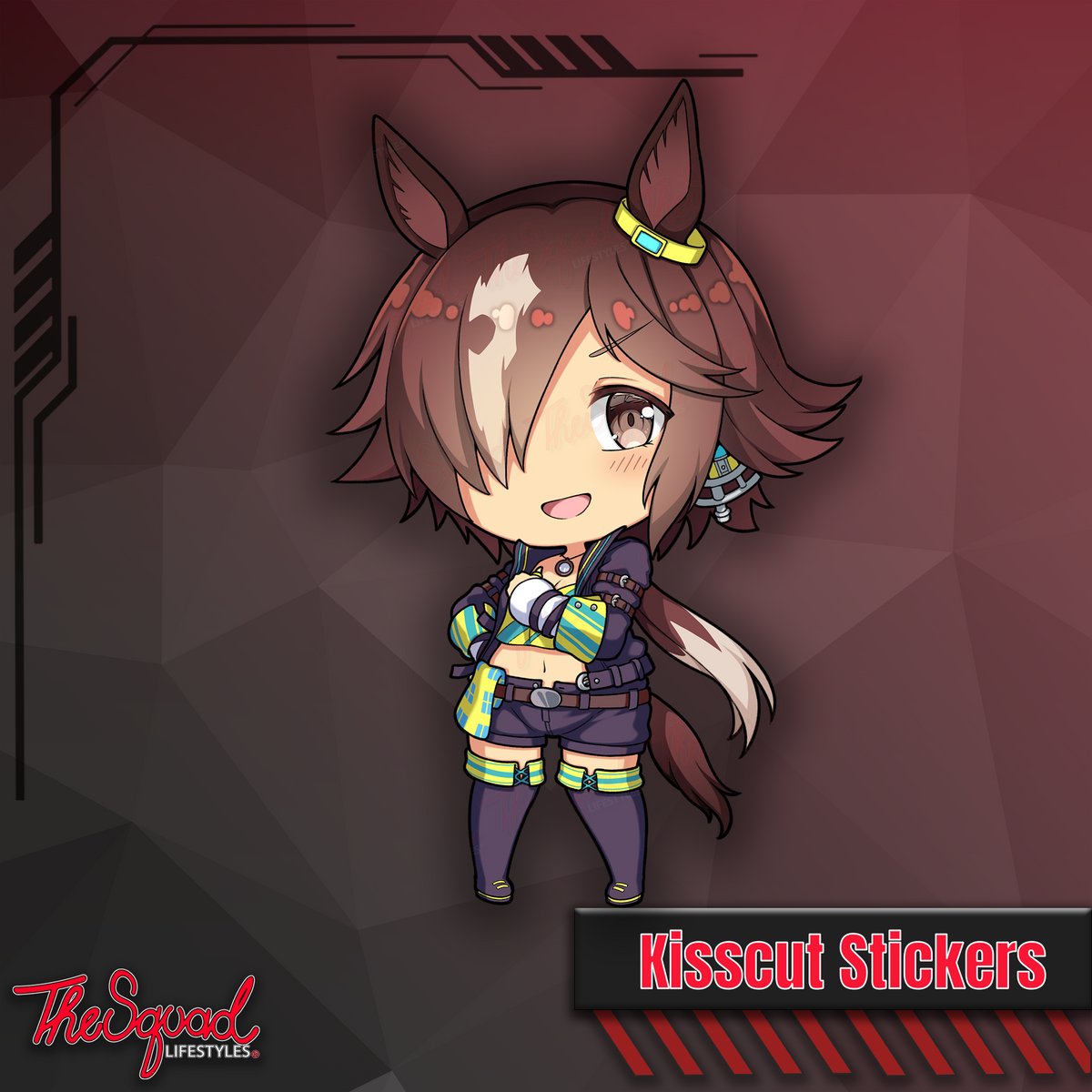Uma Pocket Waifus V5 Full Bodies Stickers